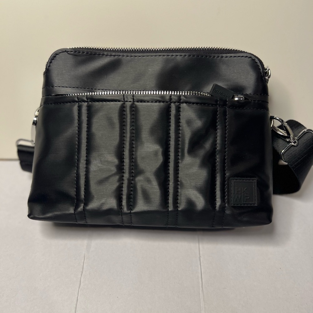 Elegant Black Quilted Crossbody Bag